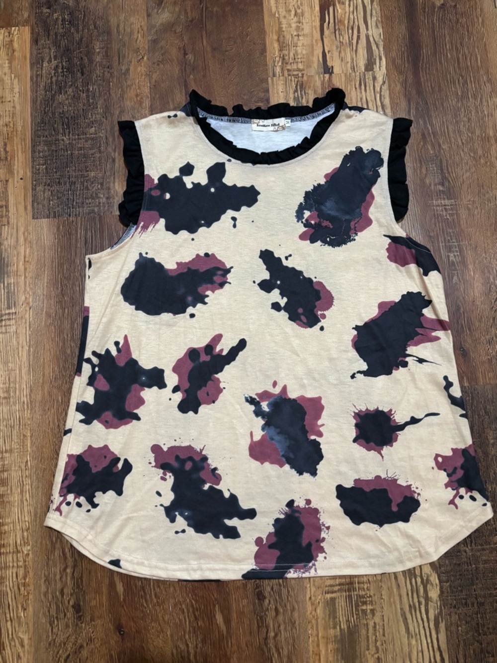 Southern stitch Women's Sleeveless Ruffle Tank